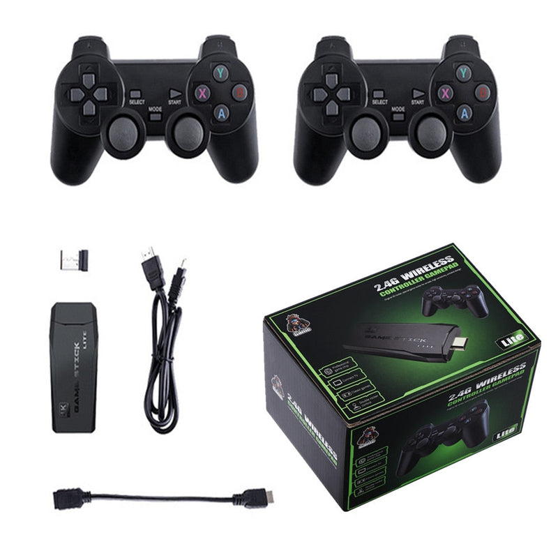 Video Game Stick Retrô Original 4K HD 10000 jogos (Últimas unidades)