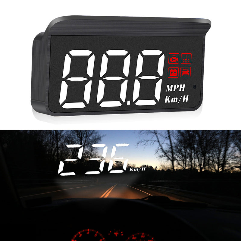 Carro OBD2 HUD Head Up Display, projetor de pára-brisa, velocímetro, medidor a bordo, computador, digital, eletrônico, a