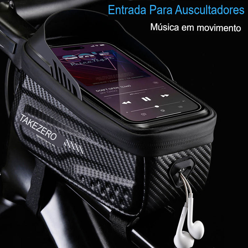 ESLNF-Waterproof Hard Shell Phone Bag, Cycling Bag, Handlebar Bag, Grande Capacidade, Touchscreen Compatível, Acessórios