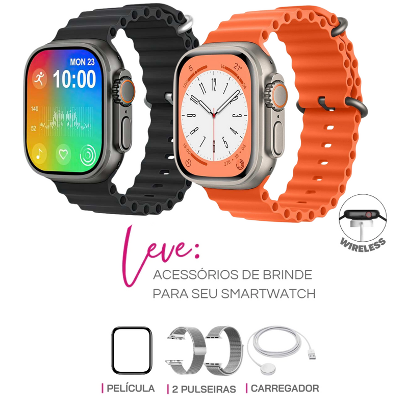 HW9 Ultra Mini 41mm SmartWatch Serie 9 + Brindes