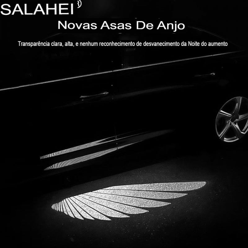 Led Universal Projetor de Iluminação de Asas de anjo para Carros