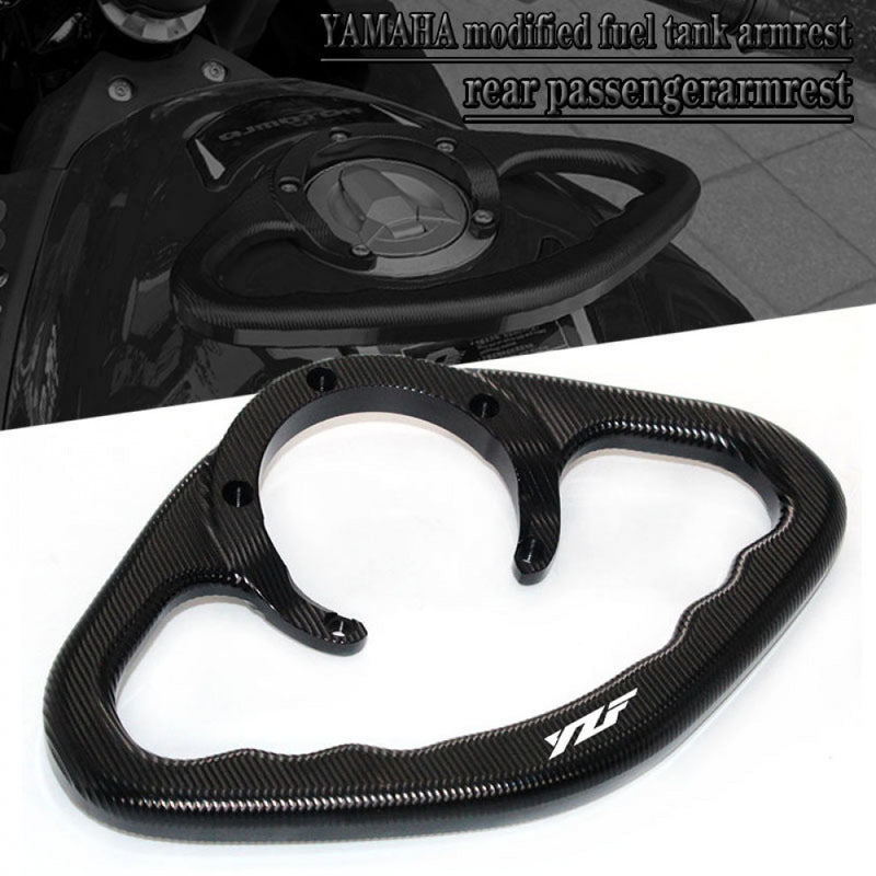 Motocicleta CNC Passageiro Hand Grip, Tanque Grab Bar Handles, Braço para YAMAHA YZF-R1 YZF-R3 YZF-R6 YZF-R25 YZF R1 R3