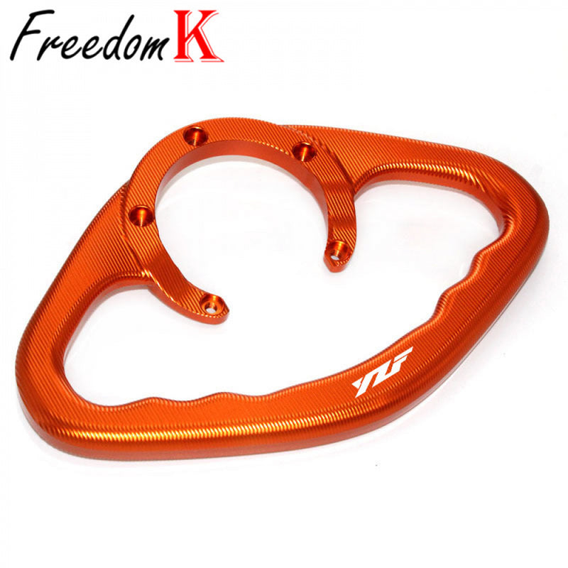 Motocicleta CNC Passageiro Hand Grip, Tanque Grab Bar Handles, Braço para YAMAHA YZF-R1 YZF-R3 YZF-R6 YZF-R25 YZF R1 R3