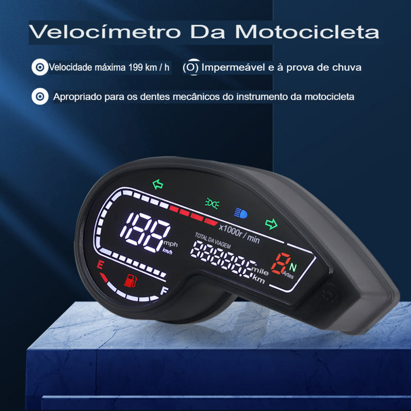 Motocicleta Painel Digital LED odômetro, velocímetro, tacômetro, XR150, GY200, Brasil Honda NXR150 NXR125 Bros 2003-2014