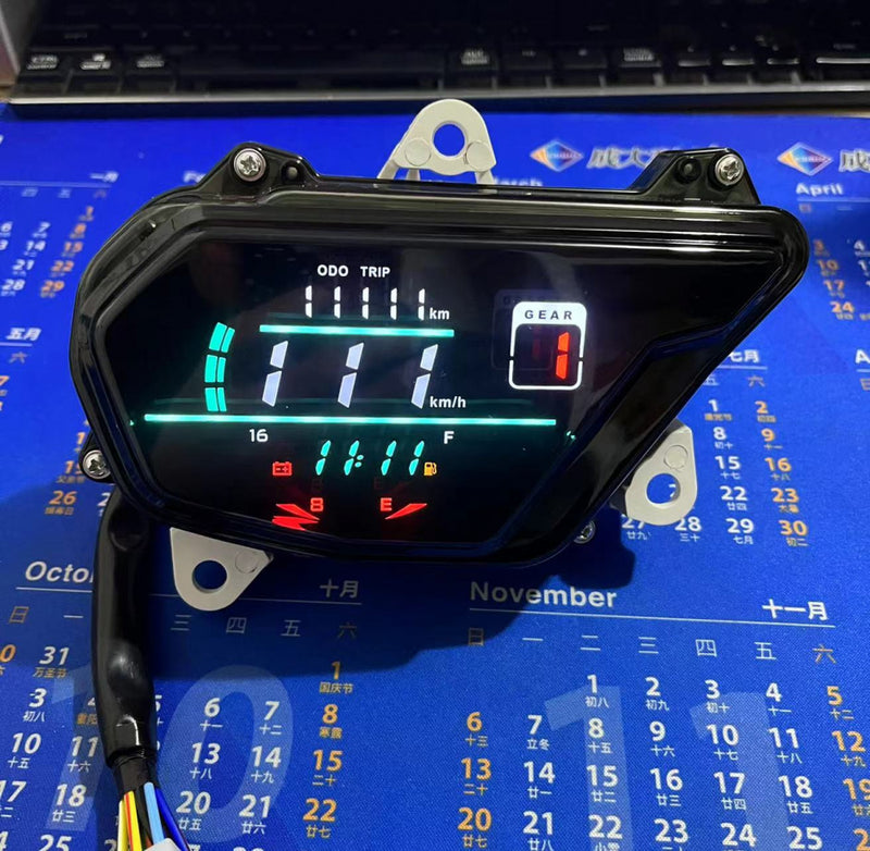 Painel LED Medidor Digital, velocímetro, tacômetro, Honda POP110i, POP110, 2015-2025