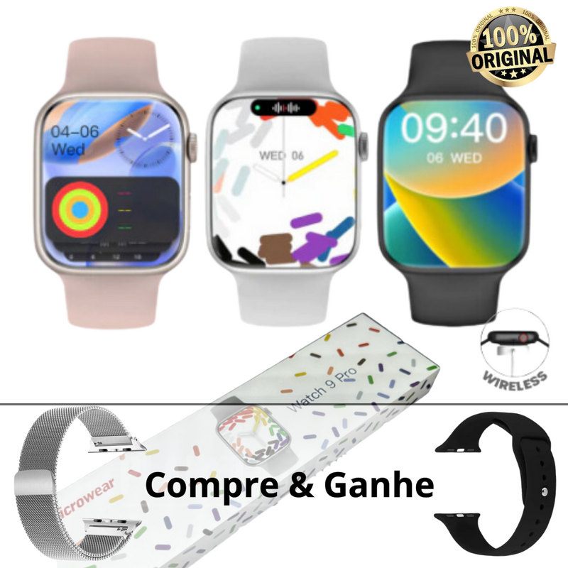 W29 Pro Series 9 SmartWatch + Brindes + Frete