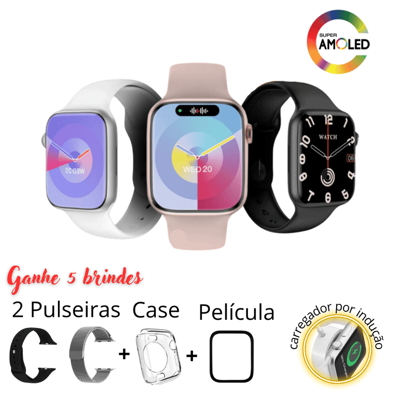 W99 Plus Series 9 SmartWatch + Brindes + Frete